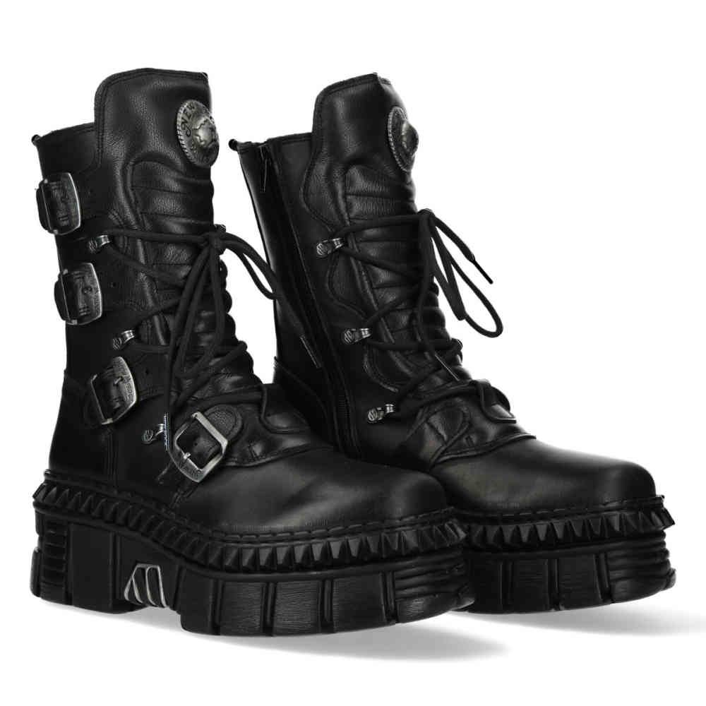 New Rock - MWALL373S6 Platform Boots - Black Product image